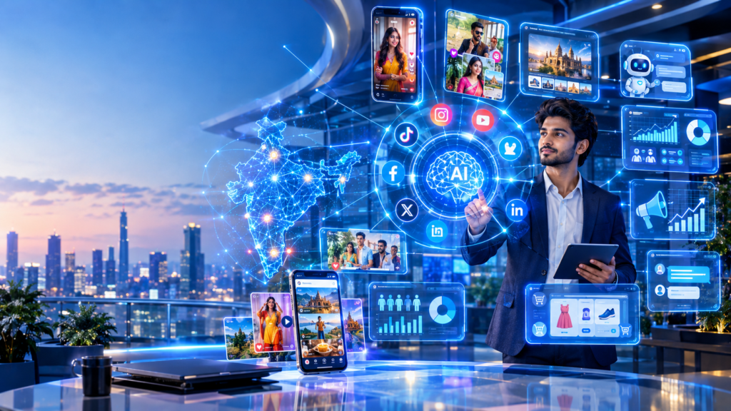 AI-Powered Social Media Marketing in India trends and AI automation in 2026